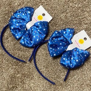 Blue Starry Kids Headband Set
